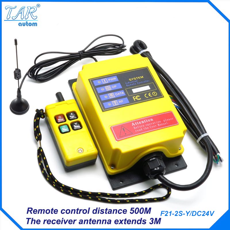  500  Ÿ     F21-2S-Y / DC24V   /Elevator 500 meters long-distance industrial wireless remote control F21-2S-Y/DC24V Indust